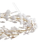 Step Into Design Lampa wisząca BOTANIKA złoto biała 150 cm XY080P-150 Step Into Design Lampa wisząca BOTANIKA złoto biała 150 cm XY080P-150