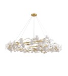 Step Into Design Lampa wisząca BOTANIKA złoto biała 150 cm XY080P-150 Step Into Design Lampa wisząca BOTANIKA złoto biała 150 cm XY080P-150
