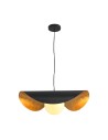  Step Into Design Lampa wisząca ENZO czarno złota 60 cm ST-F22020601-D60 black