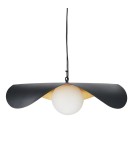 Lampy wiszące designerskie -  Step Into Design Lampa wisząca ENZO czarno złota 60 cm ST-F22020601-D60 black - product 4