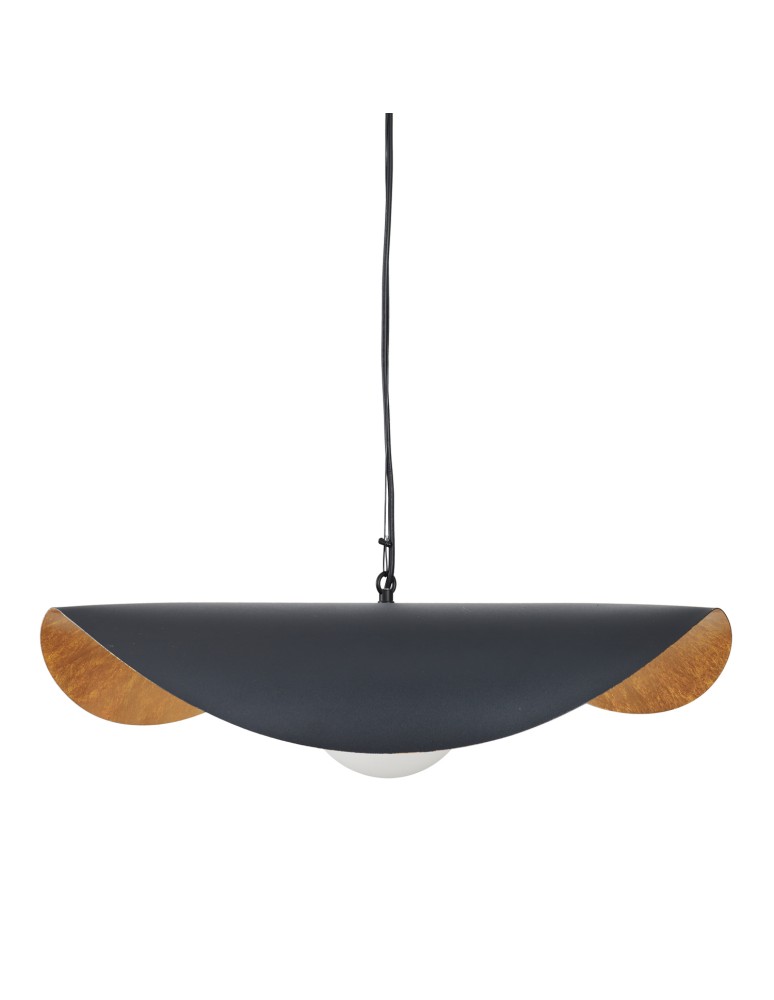 Step Into Design Lampa wisząca ENZO czarno złota 60 cm ST-F22020601-D60 black