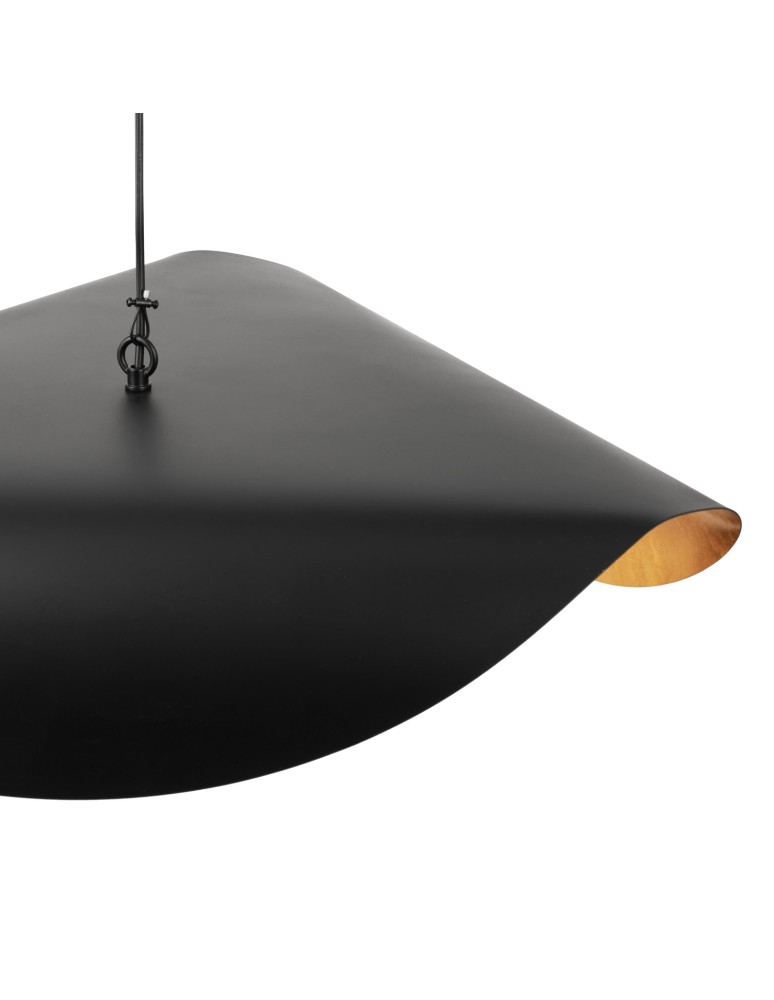 Step Into Design Lampa wisząca ENZO czarno złota 60 cm ST-F22020601-D60 black