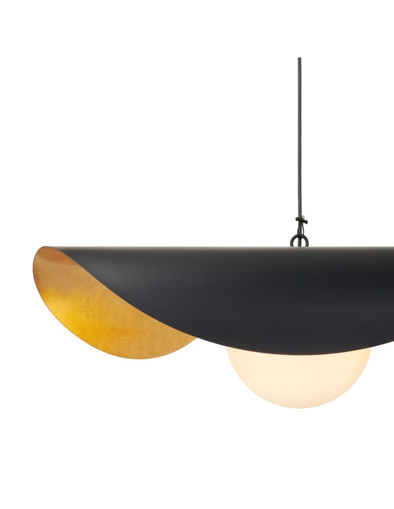 Step Into Design Lampa wisząca ENZO czarno złota 60 cm ST-F22020601-D60 black