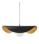 Lampy wiszące designerskie -  Step Into Design Lampa wisząca ENZO czarno złota 60 cm ST-F22020601-D60 black - product 13