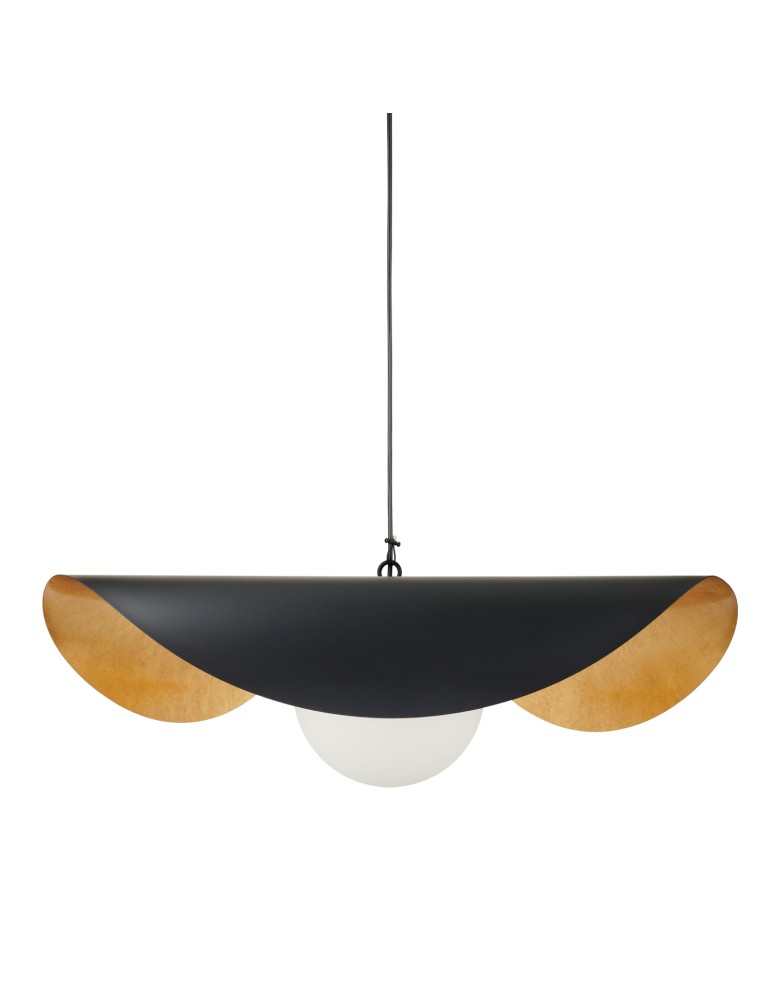 Step Into Design Lampa wisząca ENZO czarno złota 60 cm ST-F22020601-D60 black
