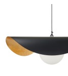 Lampy wiszące designerskie -  Step Into Design Lampa wisząca ENZO czarno złota 60 cm ST-F22020601-D60 black - product 14