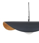 Lampy wiszące designerskie -  Step Into Design Lampa wisząca ENZO czarno złota 60 cm ST-F22020601-D60 black - product 15