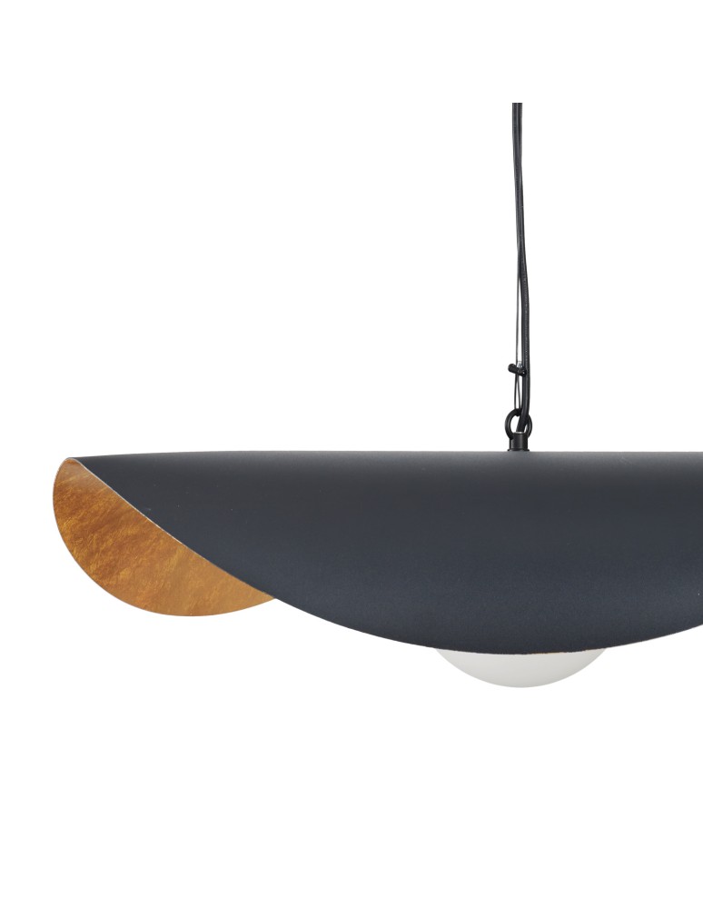 Step Into Design Lampa wisząca ENZO czarno złota 60 cm ST-F22020601-D60 black