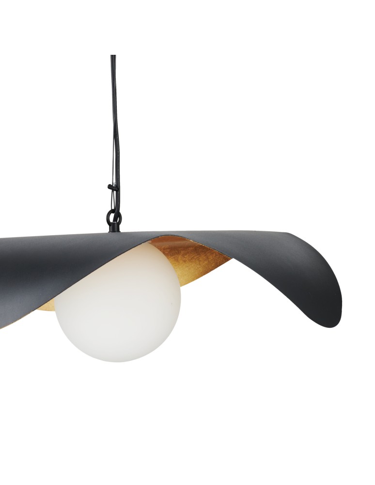 Step Into Design Lampa wisząca ENZO czarno złota 60 cm ST-F22020601-D60 black