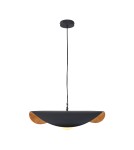Lampy wiszące designerskie -  Step Into Design Lampa wisząca ENZO czarno złota 60 cm ST-F22020601-D60 black - product 17