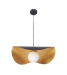 Lampy wiszące designerskie -  Step Into Design Lampa wisząca ENZO czarno złota 60 cm ST-F22020601-D60 black - product 18