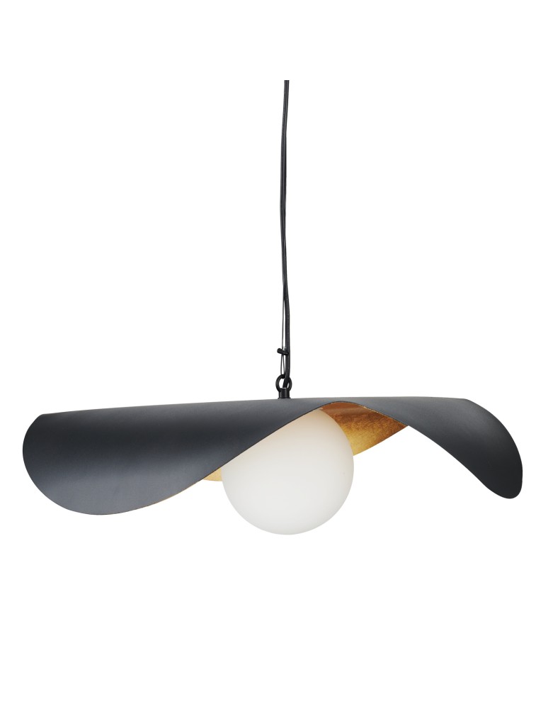 Step Into Design Lampa wisząca ENZO czarno złota 60 cm ST-F22020601-D60 black