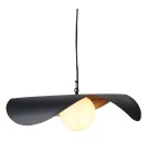 Lampy wiszące designerskie -  Step Into Design Lampa wisząca ENZO czarno złota 60 cm ST-F22020601-D60 black - product 22