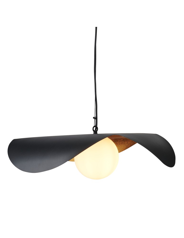 Step Into Design Lampa wisząca ENZO czarno złota 60 cm ST-F22020601-D60 black