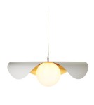 Step Into Design Lampa wisząca ENZO biało złota 80 cm ST-F22020601-D80 white Step Into Design Lampa wisząca ENZO biało złota 80 cm ST-F22020601-D80 white
