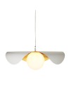 Step Into Design Lampa wisząca ENZO biało złota 80 cm ST-F22020601-D80 white Step Into Design Lampa wisząca ENZO biało złota 80 cm ST-F22020601-D80 white