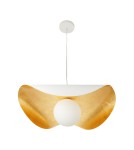 Step Into Design Lampa wisząca ENZO biało złota 80 cm ST-F22020601-D80 white Step Into Design Lampa wisząca ENZO biało złota 80 cm ST-F22020601-D80 white