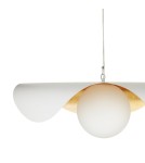 Step Into Design Lampa wisząca ENZO biało złota 80 cm ST-F22020601-D80 white Step Into Design Lampa wisząca ENZO biało złota 80 cm ST-F22020601-D80 white
