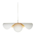 Step Into Design Lampa wisząca ENZO biało złota 80 cm ST-F22020601-D80 white Step Into Design Lampa wisząca ENZO biało złota 80 cm ST-F22020601-D80 white
