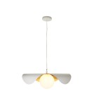 Step Into Design Lampa wisząca ENZO biało złota 80 cm ST-F22020601-D80 white Step Into Design Lampa wisząca ENZO biało złota 80 cm ST-F22020601-D80 white
