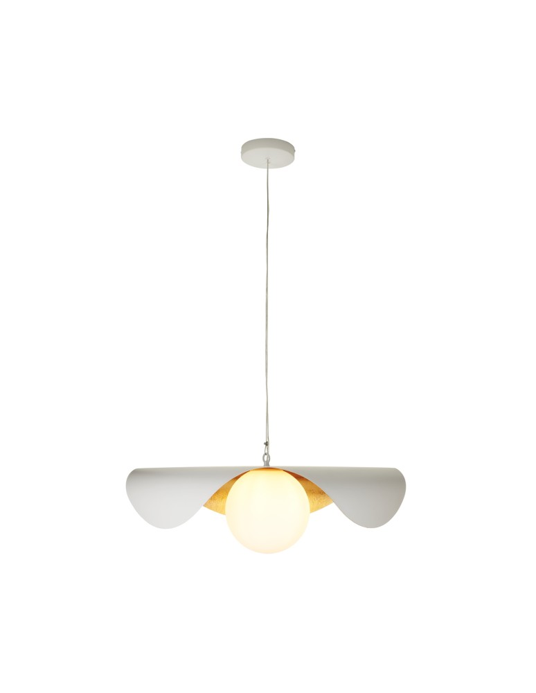Step Into Design Lampa wisząca ENZO biało złota 80 cm ST-F22020601-D80 white Step Into Design Lampa wisząca ENZO biało złota 80 cm ST-F22020601-D80 white
