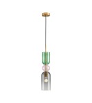 Lampy wiszące designerskie -  Step Into Design Lampa wisząca PASTELLO GREEN kolorowa 11 cm ST-DN399B - product 1