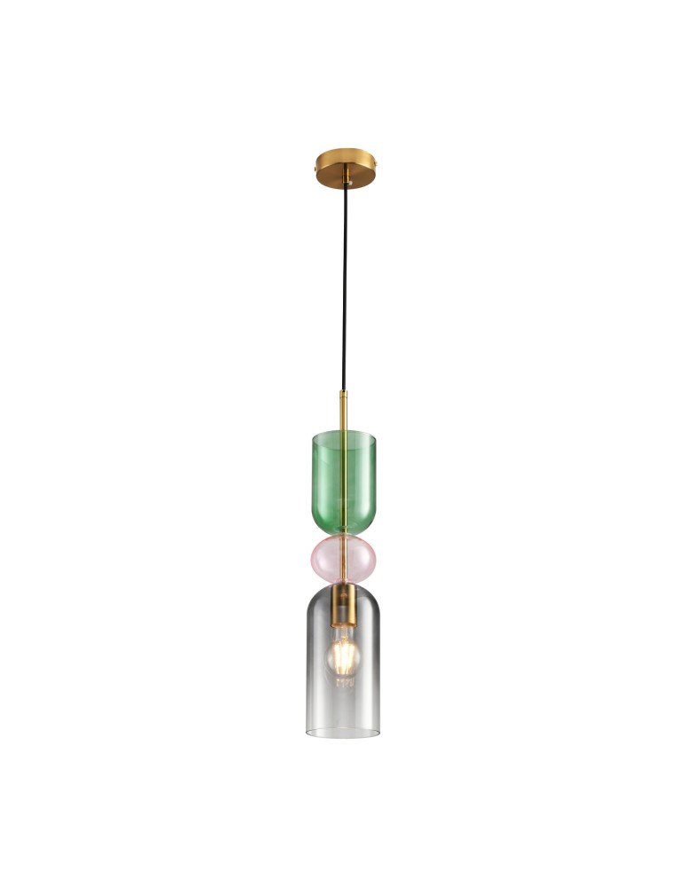 Step Into Design Lampa wisząca PASTELLO GREEN kolorowa 11 cm ST-DN399B