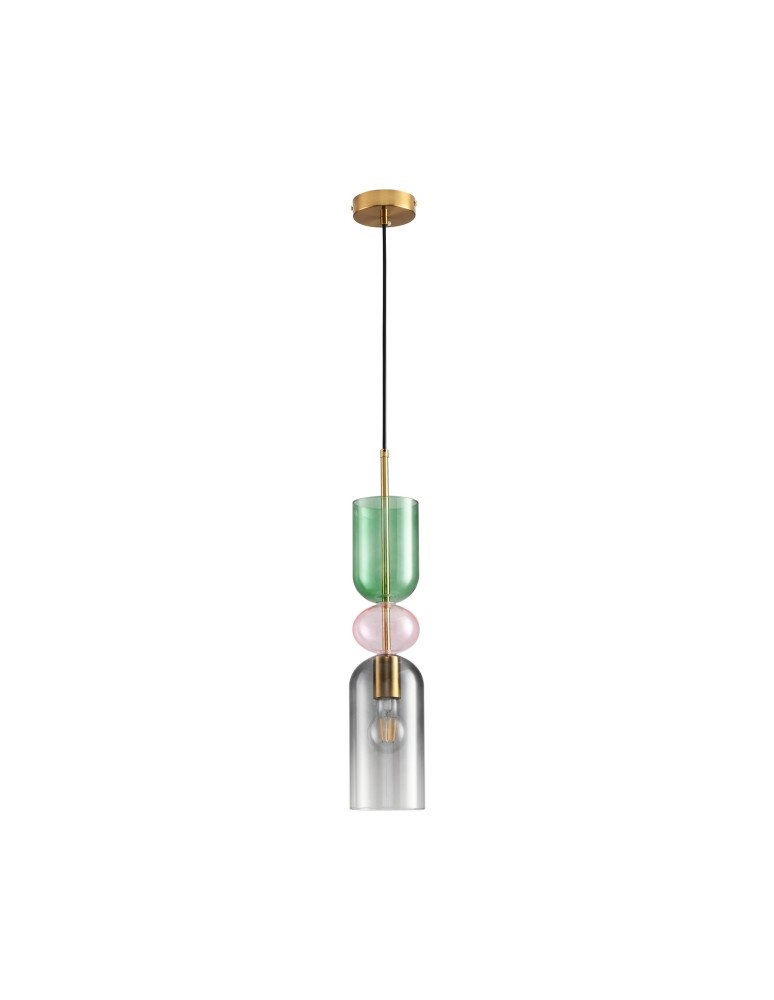 Step Into Design Lampa wisząca PASTELLO GREEN kolorowa 11 cm ST-DN399B