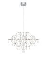 Markslojd EFESOS Żyrandol 80cm Stalowy/Clear 108870