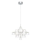 Lampy wiszące designerskie - Markslojd EFESOS Żyrandol 60cm Stalowy/Clear 108869 - product 1