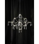 Lampy wiszące designerskie - Markslojd EFESOS Żyrandol 60cm Stalowy/Clear 108869 - product 2