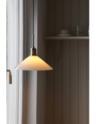 Markslojd VELA Wisząca 1L Mosiądz Antyczny/ Biały Błyszczący 108867 - produkt 2