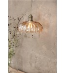 Lampy wiszące pojedyncze - Markslojd KURAGE Wisząca 1L Mosiądz Antyczny/Bursztynowy 108858 - product 3