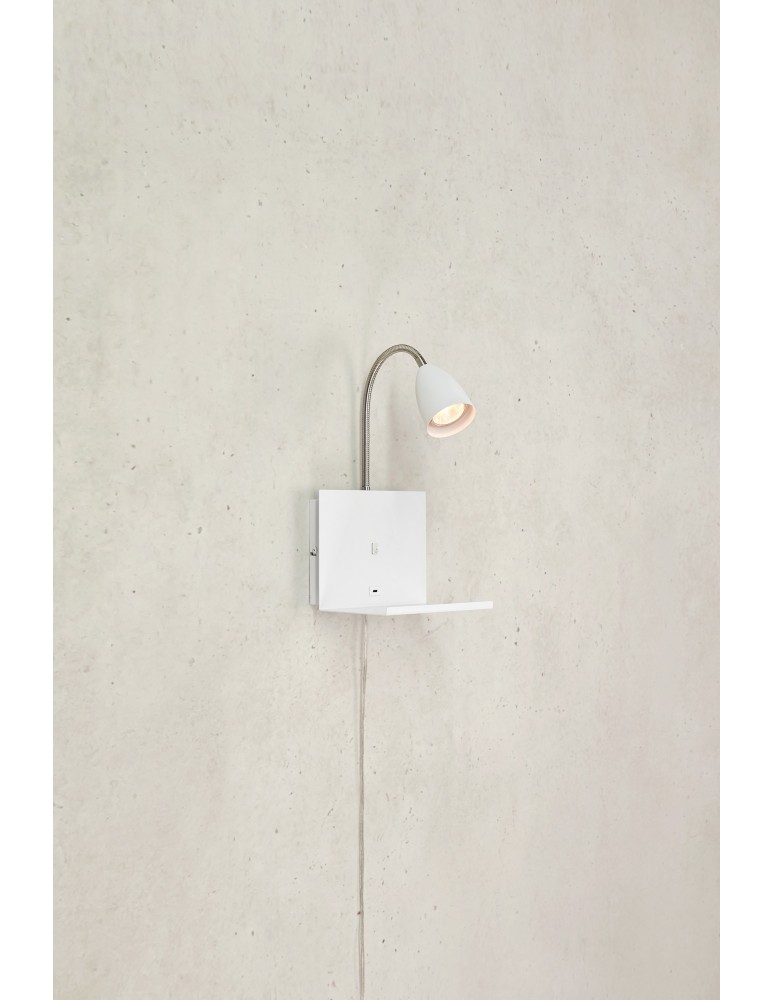 Kinkiety do czytania - Markslojd CUARTO Ścienna 1L Biały 108856 - product kolory-swiatla.pl 2