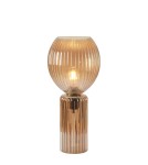 Lampy stołowe w stylu skandynawskim - Markslojd TOULIPA Stołowa 1L Bursztynowy 108851 - product 1