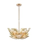 Żyrandole mosiężne - CosmoLight Lampa wisząca WELLINGTON P12340BR Mosiądz  - product 1