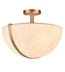 Lampy sufitowe w kolorze mosiądz - CosmoLight Plafon DRAYTON C03395BR Mosiądz  - product 1