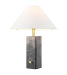 Lampy stołowe klasyczne - CosmoLight Lampa stołowa ORLEANS T01487BR-WH Mosiądz  - product 1