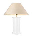 Lampy stołowe klasyczne - CosmoLight Lampa stołowa MONROE T01869BR-WH Biały, Mosiądz  - product 1