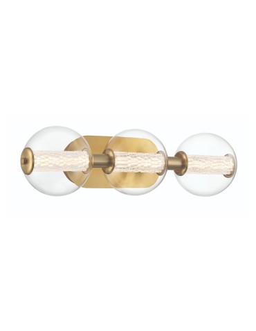 Quintiesse Kinkiet Atomo - 3 źródła światła - Szczotkowane złoto QN-ATOMO-3W-BG - produkt 2