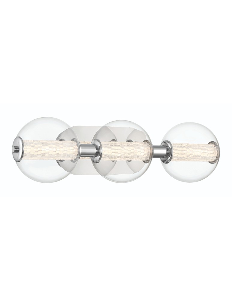 Quintiesse Kinkiet Atomo - 3 źródła światła - Polerowany chrom QN-ATOMO-3W-PC Quintiesse Kinkiet Atomo - 3 źródła światła - Polerowany chrom QN-ATOMO-3W-PC