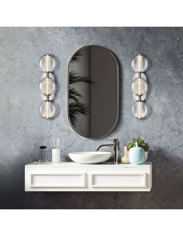 Quintiesse Kinkiet Atomo - 3 źródła światła - Polerowany chrom QN-ATOMO-3W-PC Quintiesse Kinkiet Atomo - 3 źródła światła - Polerowany chrom QN-ATOMO-3W-PC