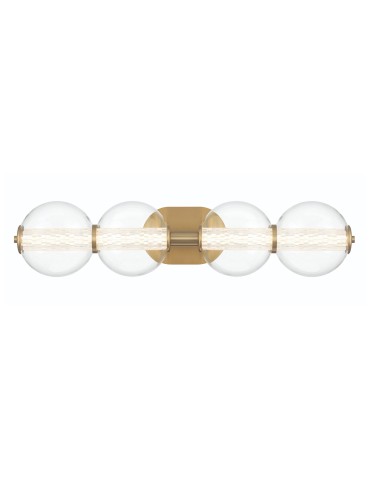 Quintiesse Kinkiet Atomo - 4 źródła światła - Szczotkowane złoto QN-ATOMO-4W-BG - produkt 2
