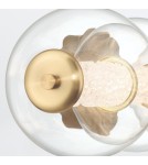 Kinkiety łazienkowe - Quintiesse Kinkiet Atomo - 4 źródła światła - Szczotkowane złoto IP44 Elstead Lighting QN-ATOMO-4W-BG - product 3