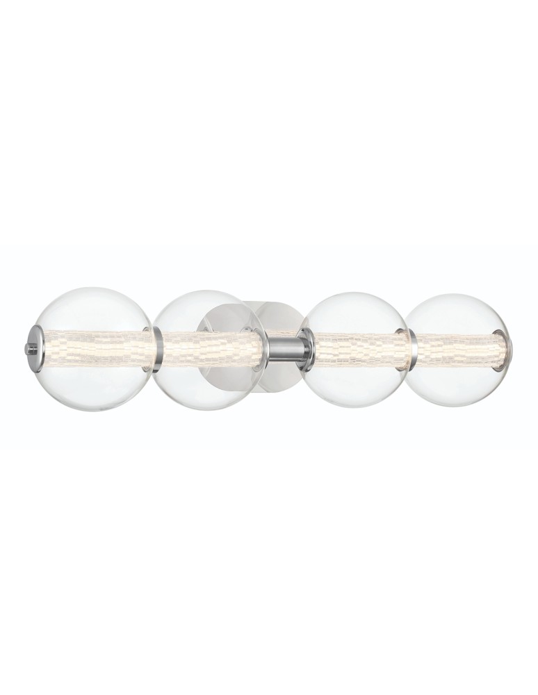 Quintiesse Kinkiet Atomo - 4 źródła światła - Polerowany chrom QN-ATOMO-4W-PC Quintiesse Kinkiet Atomo - 4 źródła światła - Polerowany chrom QN-ATOMO-4W-PC