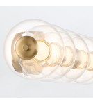 Kinkiety łazienkowe - Quintiesse Kinkiet Atomo - 5 źródeł światła - Szczotkowane złoto IP44 Elstead Lighting QN-ATOMO-5W-BG - product 3
