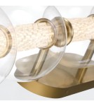 Kinkiety łazienkowe - Quintiesse Kinkiet Atomo - 5 źródeł światła - Szczotkowane złoto IP44 Elstead Lighting QN-ATOMO-5W-BG - product 4