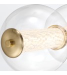 Kinkiety łazienkowe - Quintiesse Kinkiet Atomo - 5 źródeł światła - Szczotkowane złoto IP44 Elstead Lighting QN-ATOMO-5W-BG - product 5