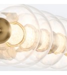 Kinkiety łazienkowe - Quintiesse Kinkiet Atomo - 5 źródeł światła - Szczotkowane złoto IP44 Elstead Lighting QN-ATOMO-5W-BG - product 6