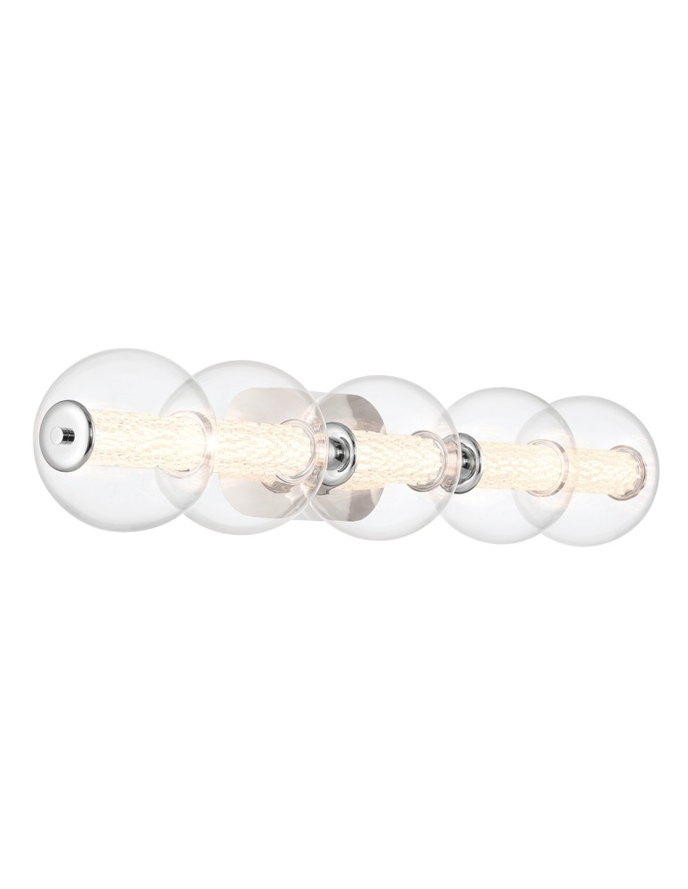 Quintiesse Kinkiet Atomo - 5 źródeł światła - Polerowany chrom QN-ATOMO-5W-PC
